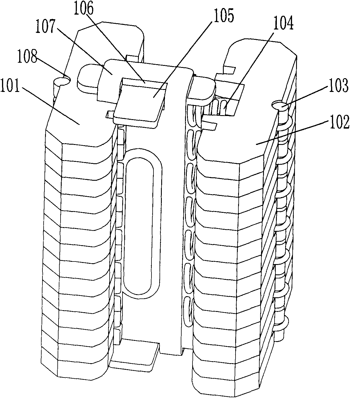 Electrical connection mechanism of plug-in breaker