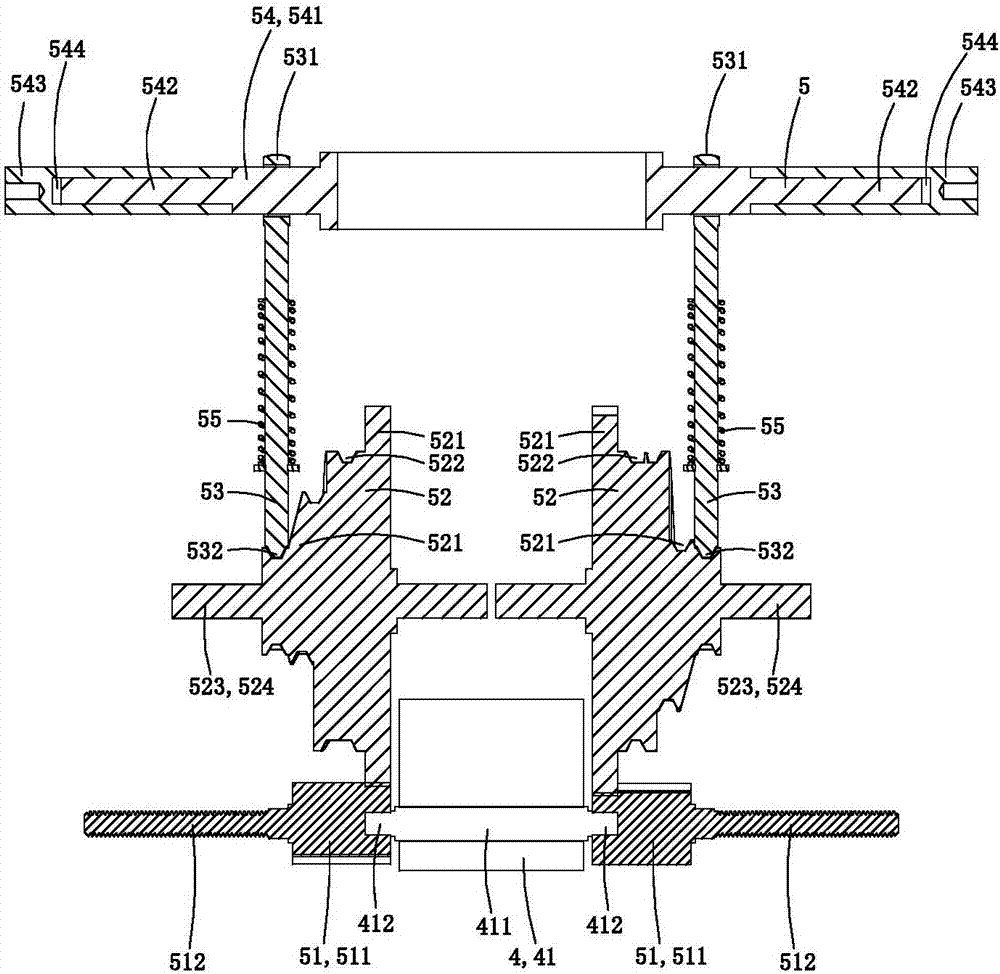 Stretching driving mechanism used for robot