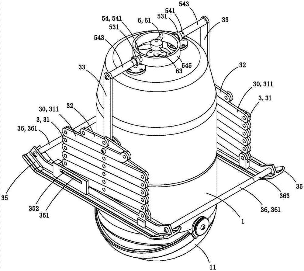 Stretching driving mechanism used for robot