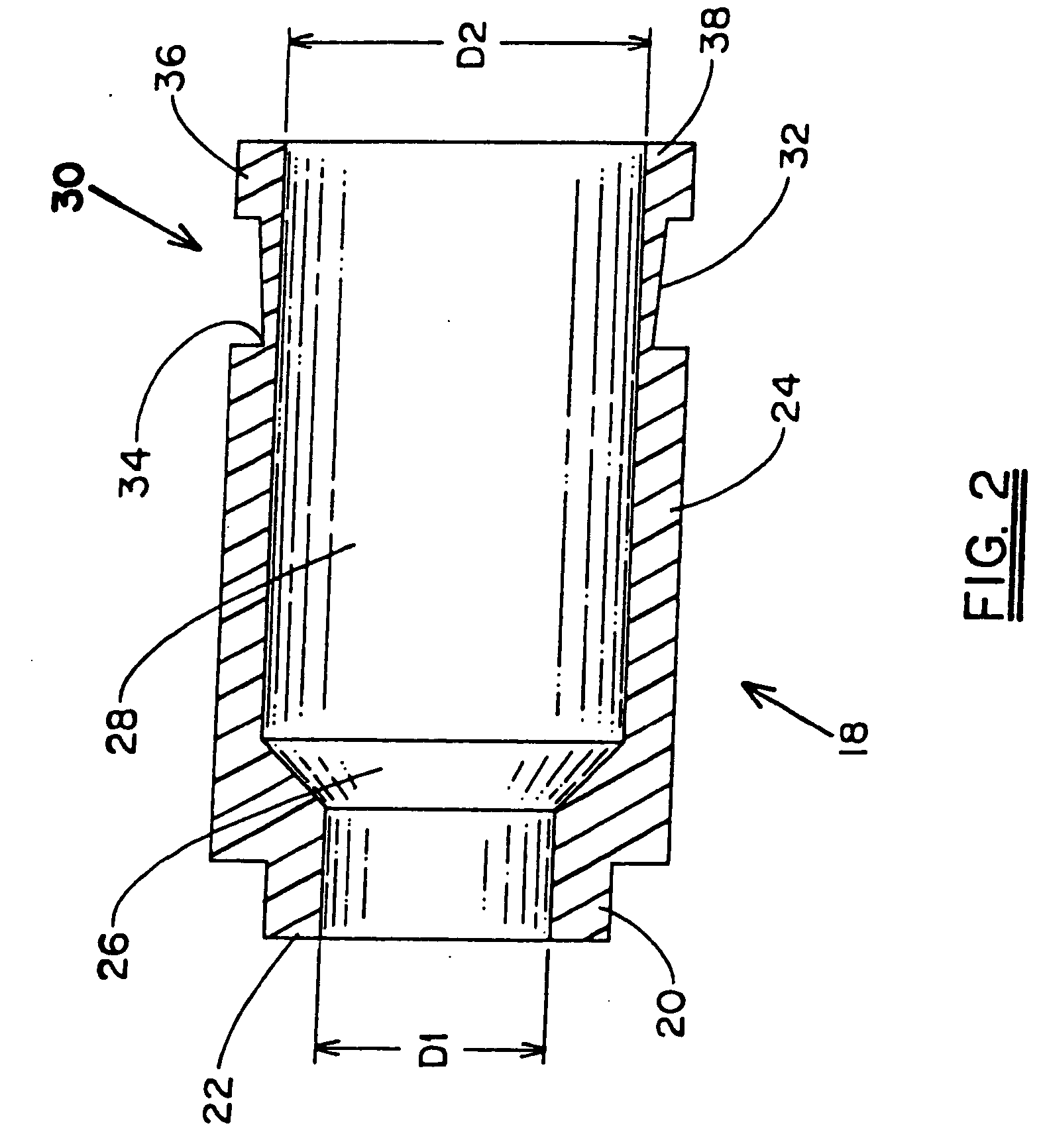 Compression connector for coaxial cable and method of installation