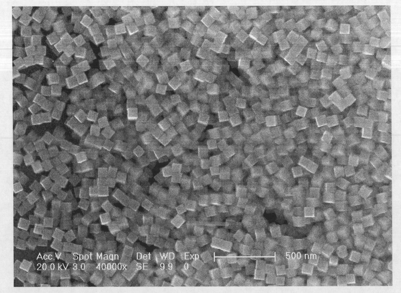 Preparation method of palladium nano crystal
