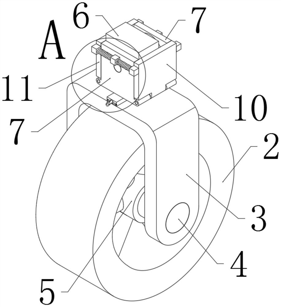 Roller skating structure capable of turning quickly and roller skate capable of turning quickly