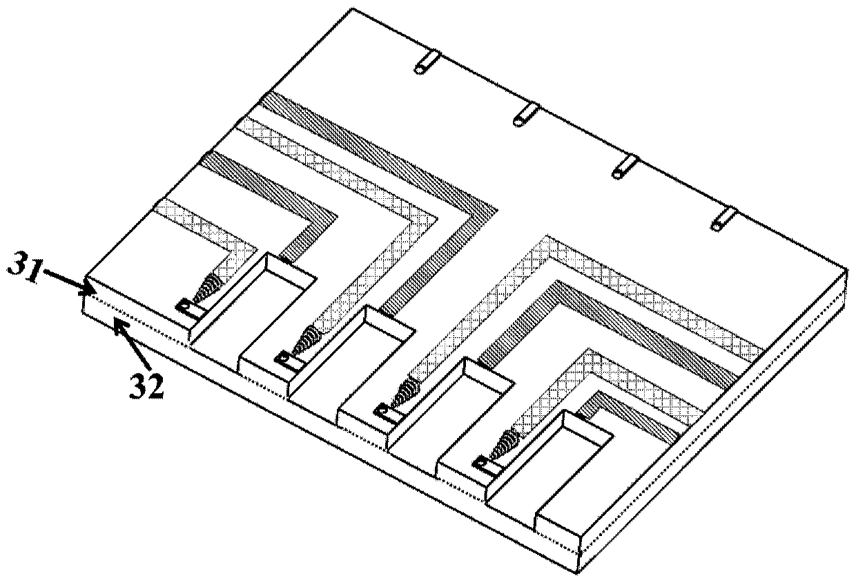 Photoelectric integrated packaging structure based on low-temperature co-fired ceramic