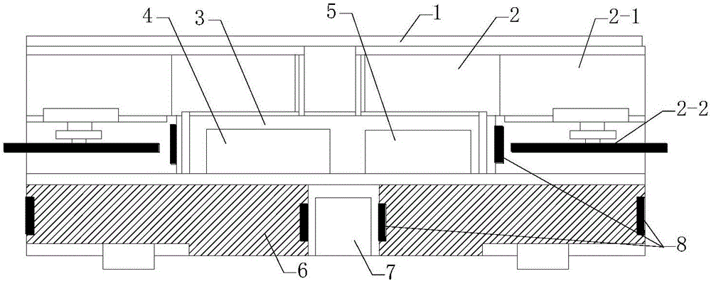 Method for designing extensible structure of floor sweeping robot