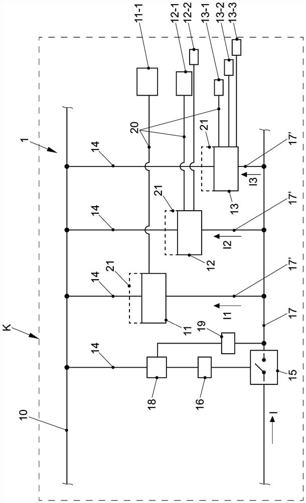 Overload protection method for a bus station in a motor vehicle and circuit arrangement for implementing the method