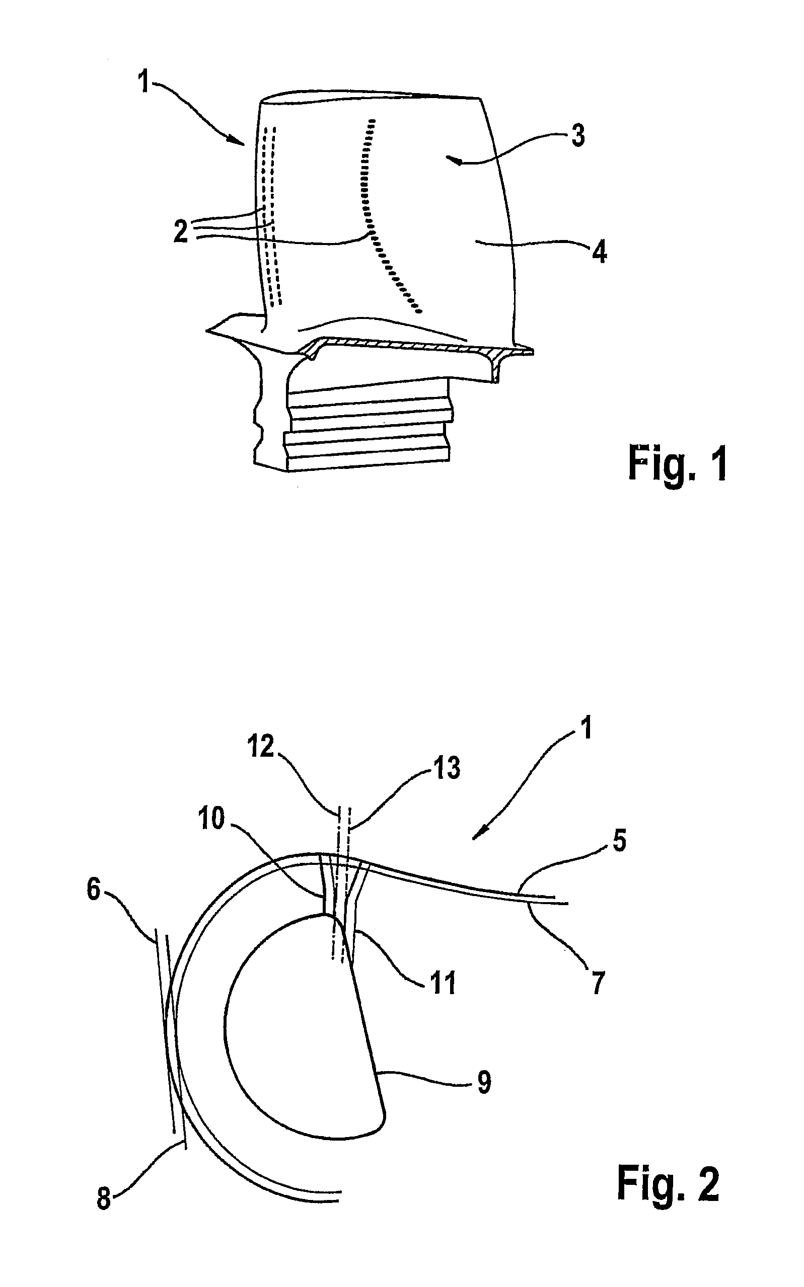 Process for producing holes
