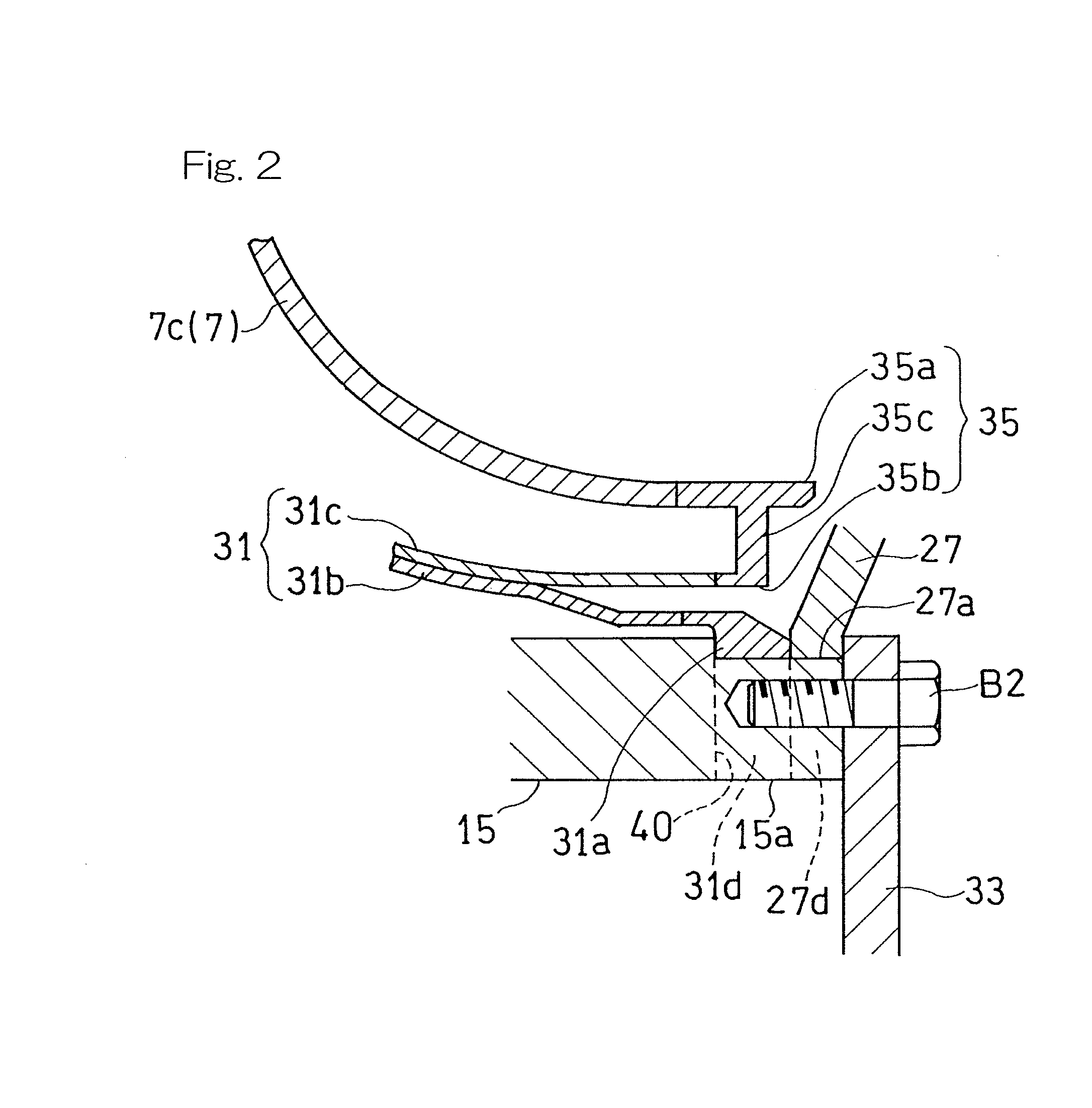 Gas turbine engine provided with scroll