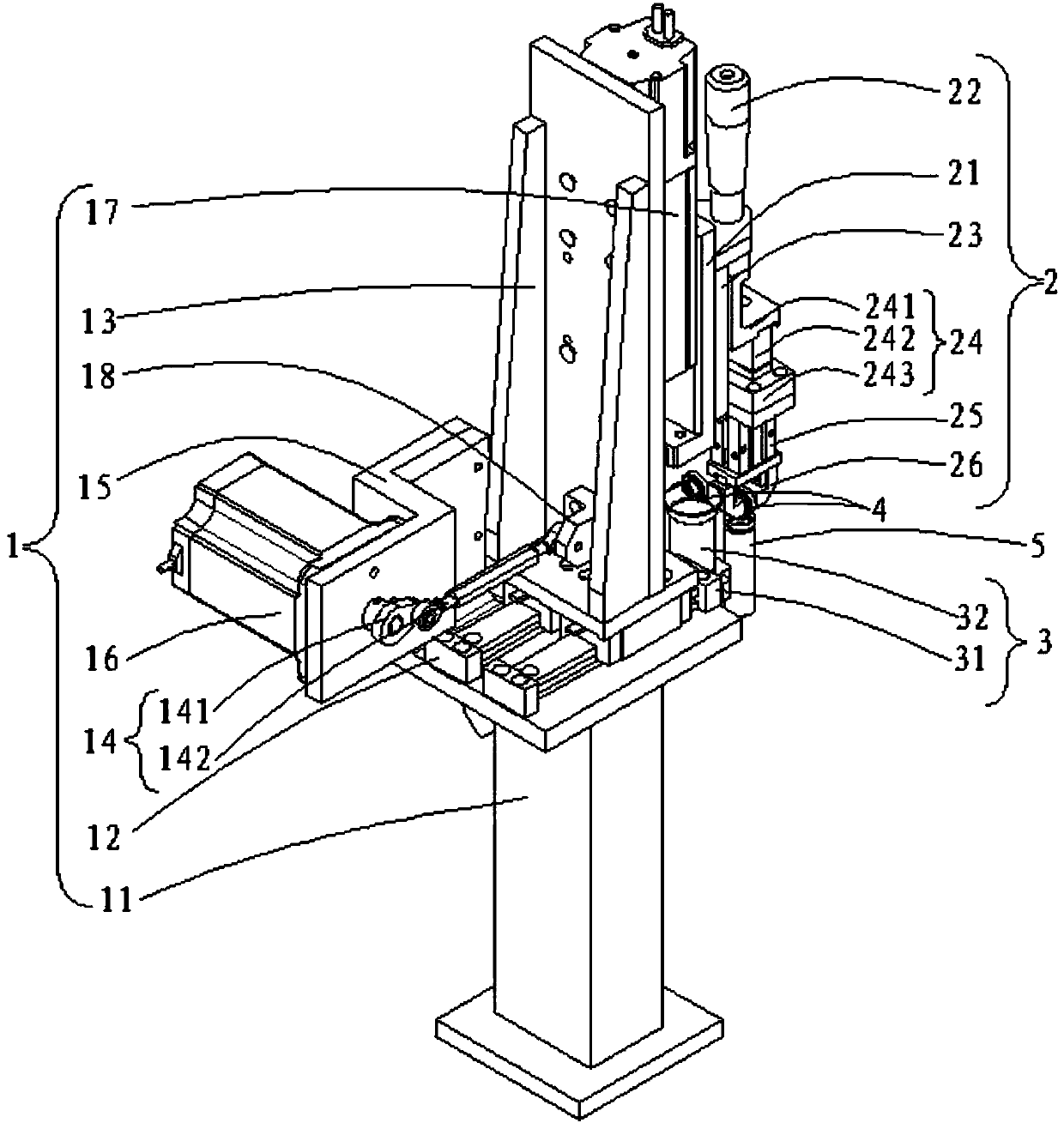 Method and device for testing tensile force of welding point of cover cap of lithium battery