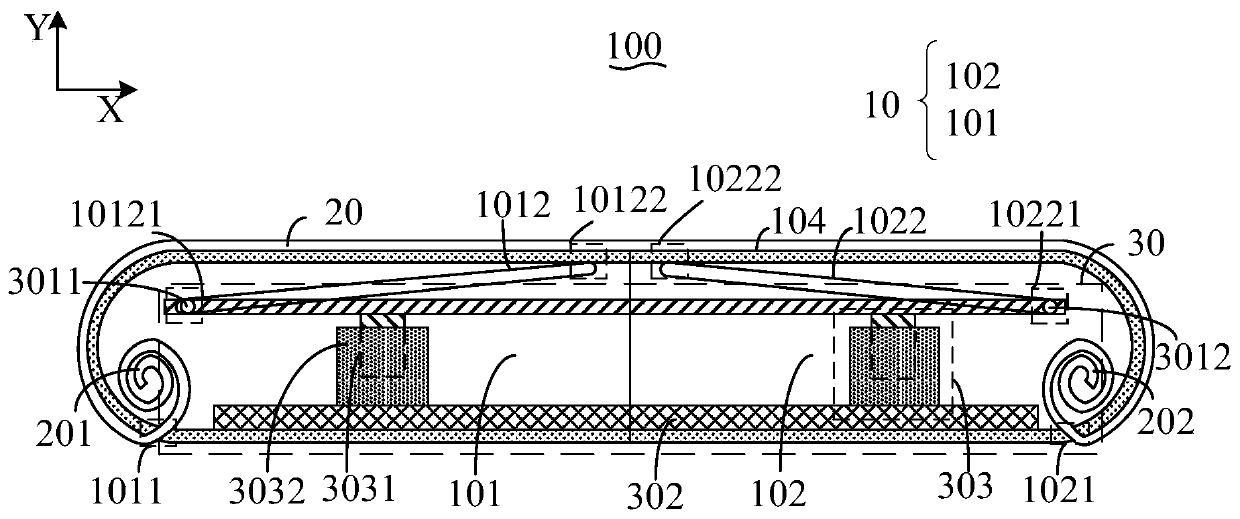 Flexible display device and equipment