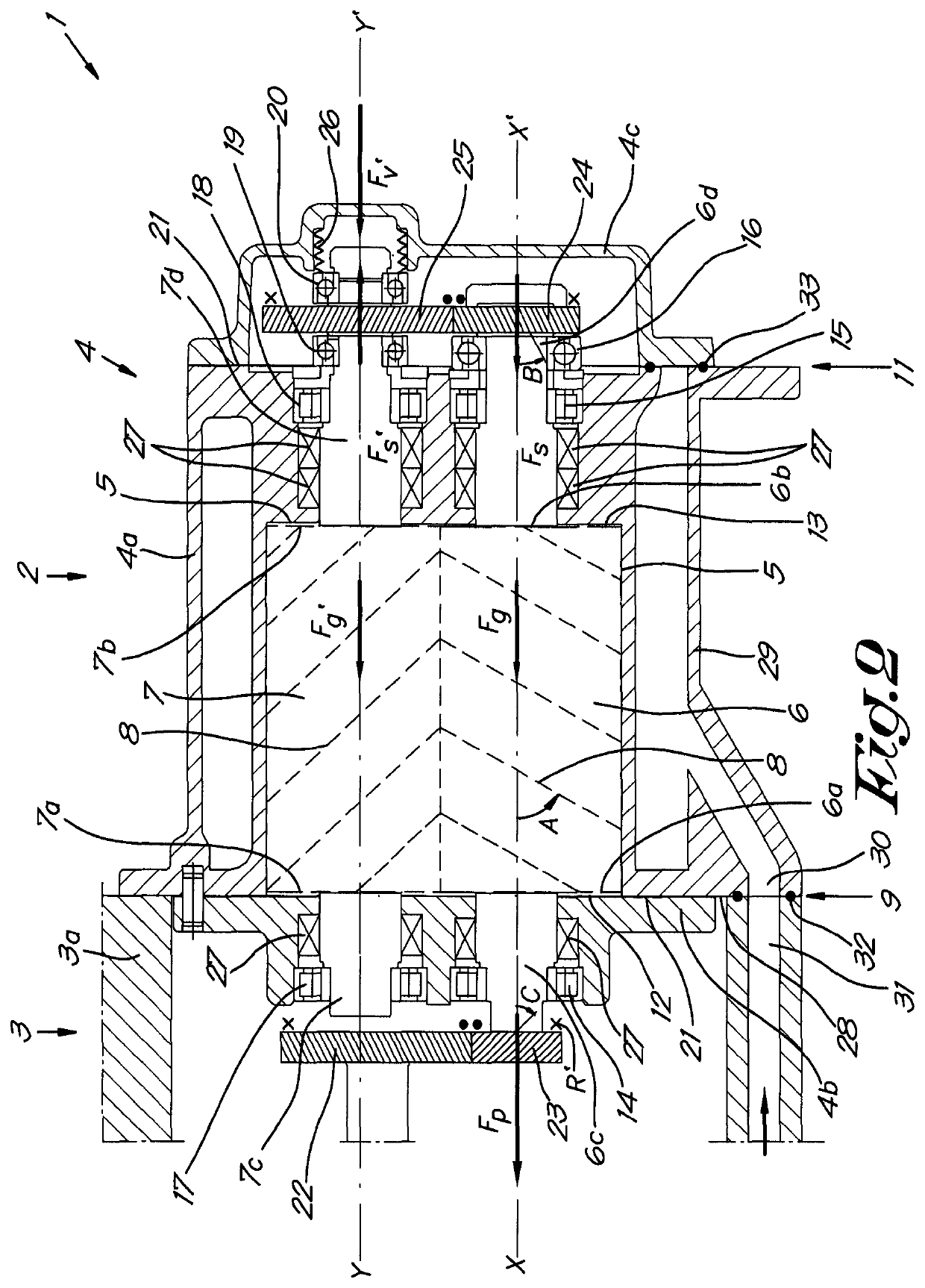 Compressor element for a screw compressor and screw compressor in which such a compressor element is applied