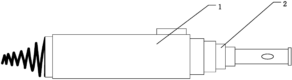 Hand-held measuring device and measuring method for ground object spectrometer