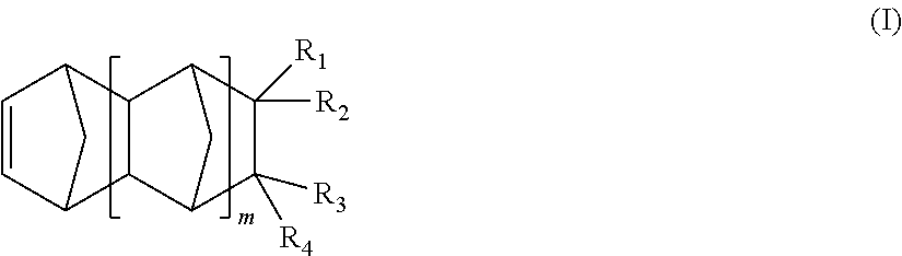 Polycycloolefin monomers and catalyst activated by compound capable of generating photoacid as optical materials