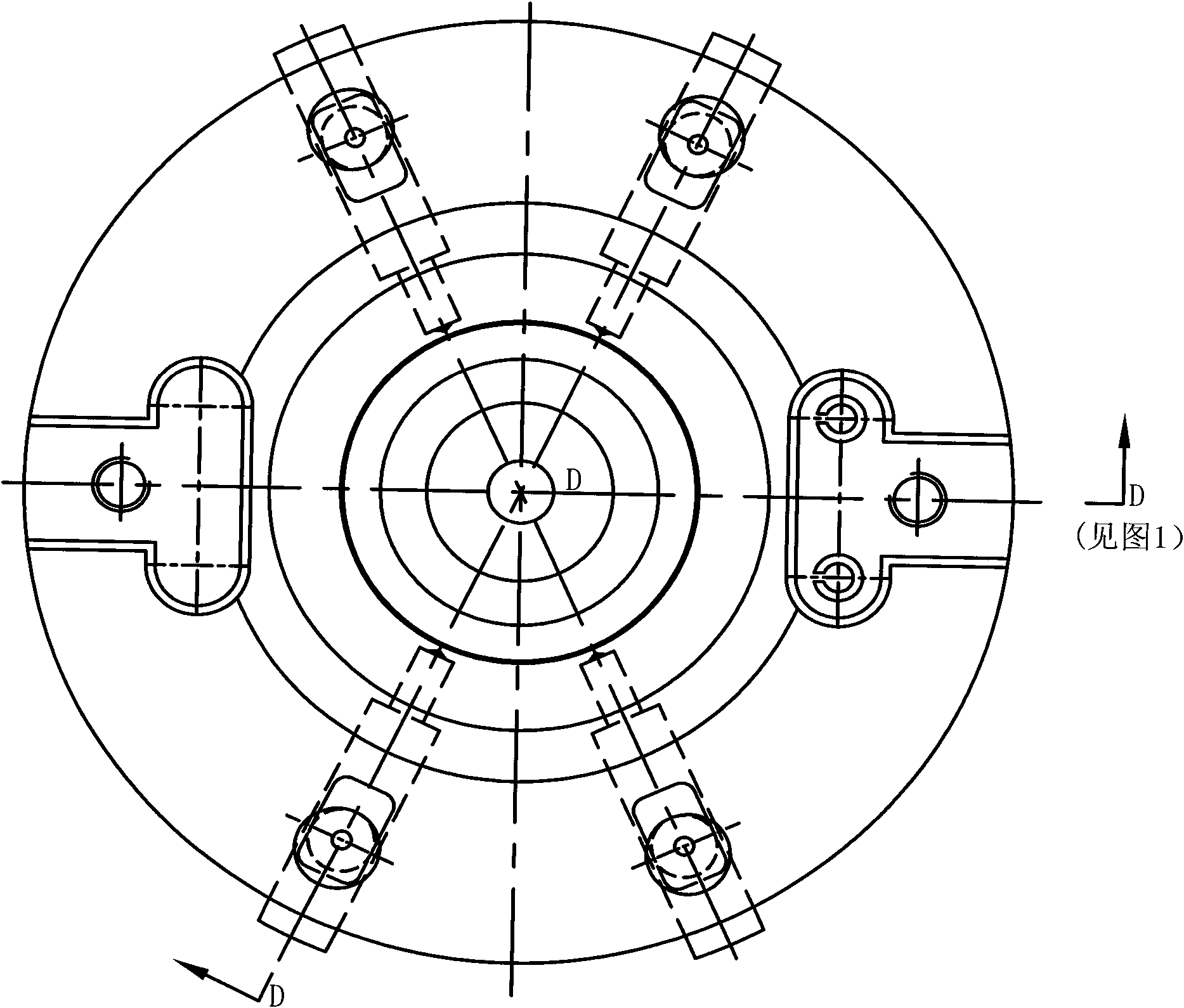 Device for converting two types of spindle tapered bores of machine tool