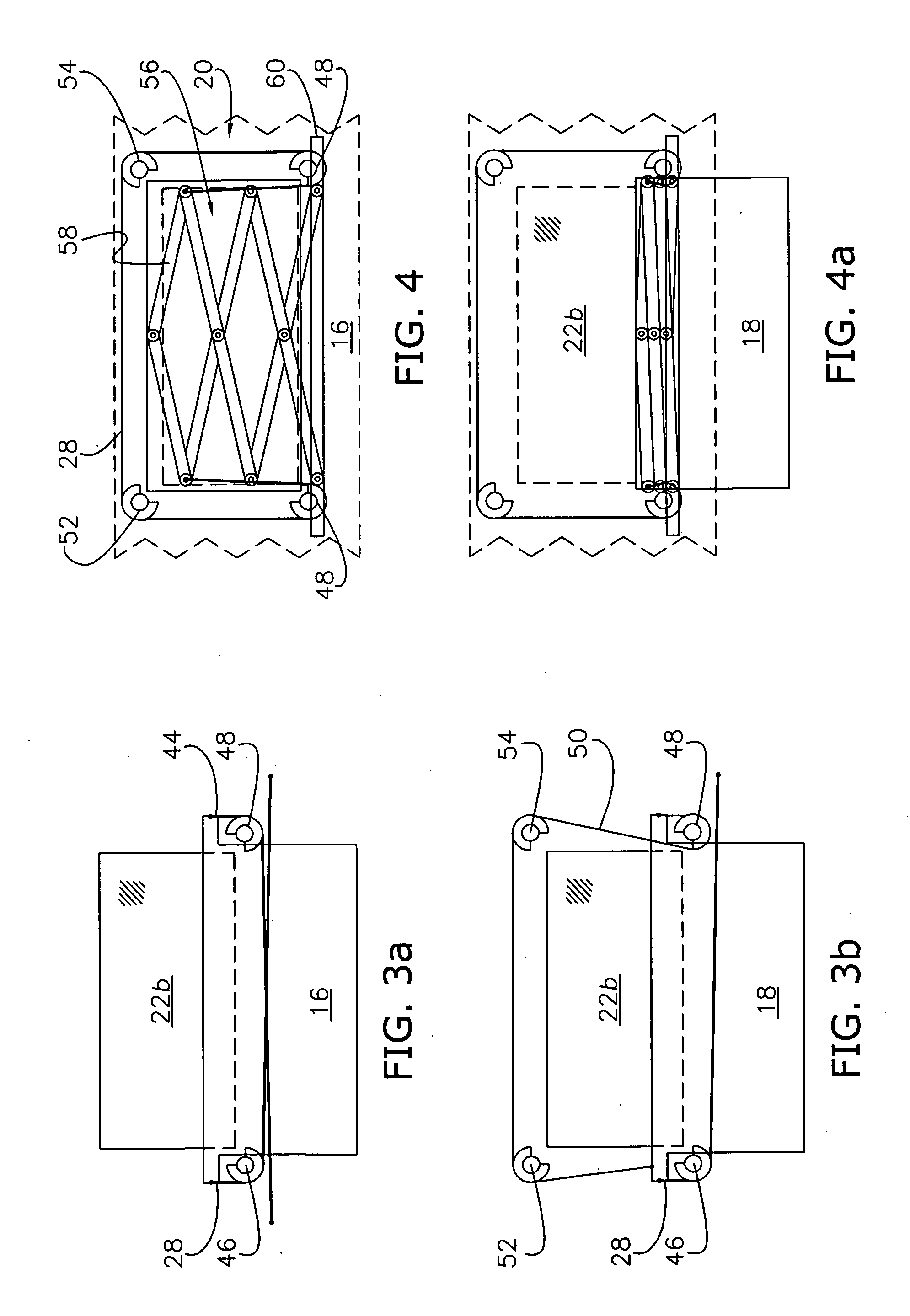 Receiver/emitter cover utilizing active material actuation