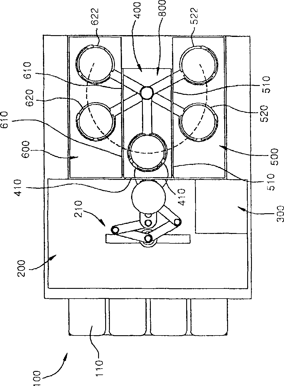 Substrate transfer equipment and substrate processing system using the same
