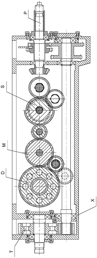 Dual-power input type multi-gear and differential-type steering track vehicle transmission