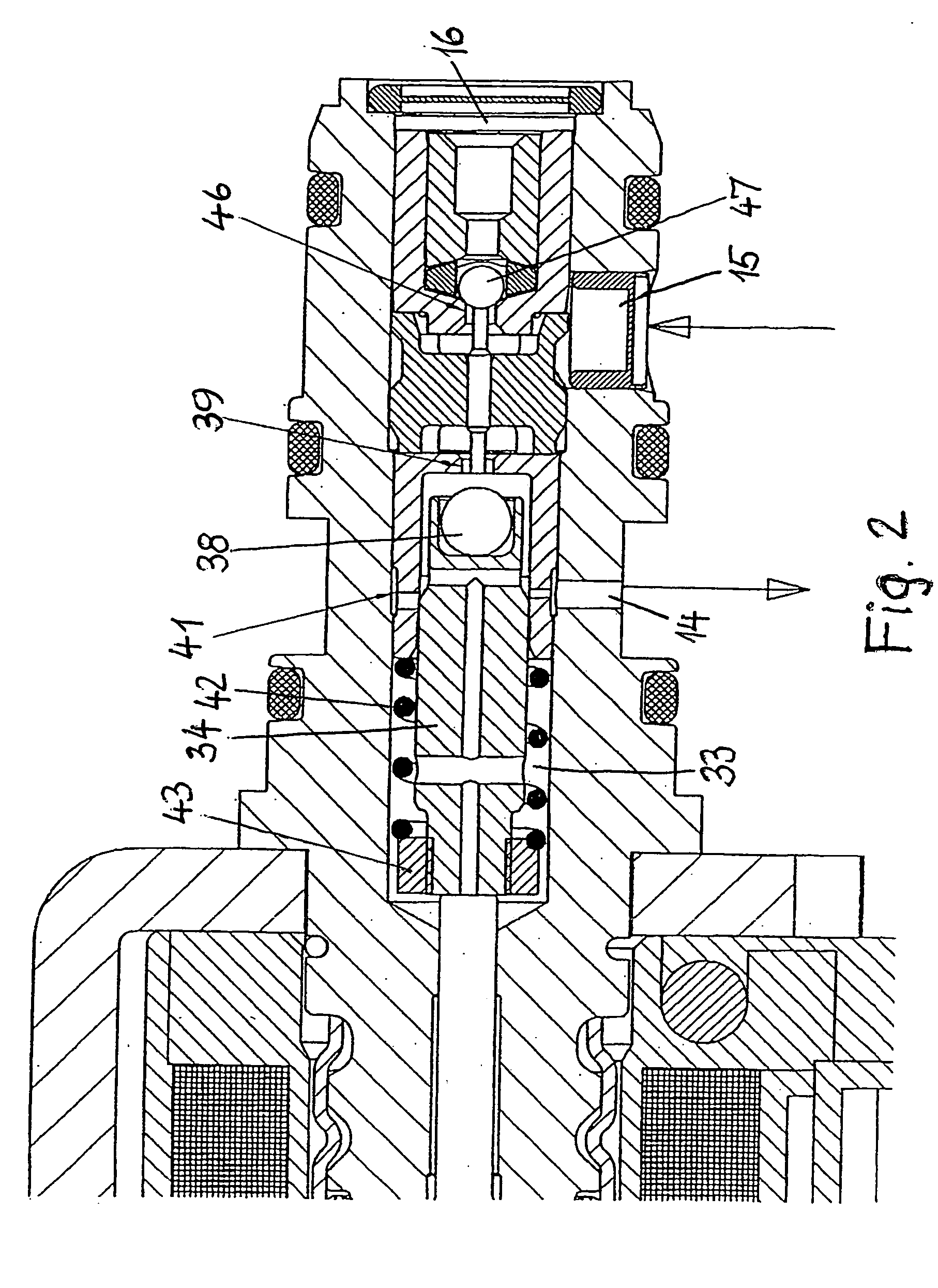 Controllable solenoid valve