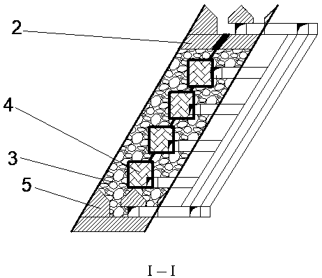 Truss-type filling method for underground mined-out area