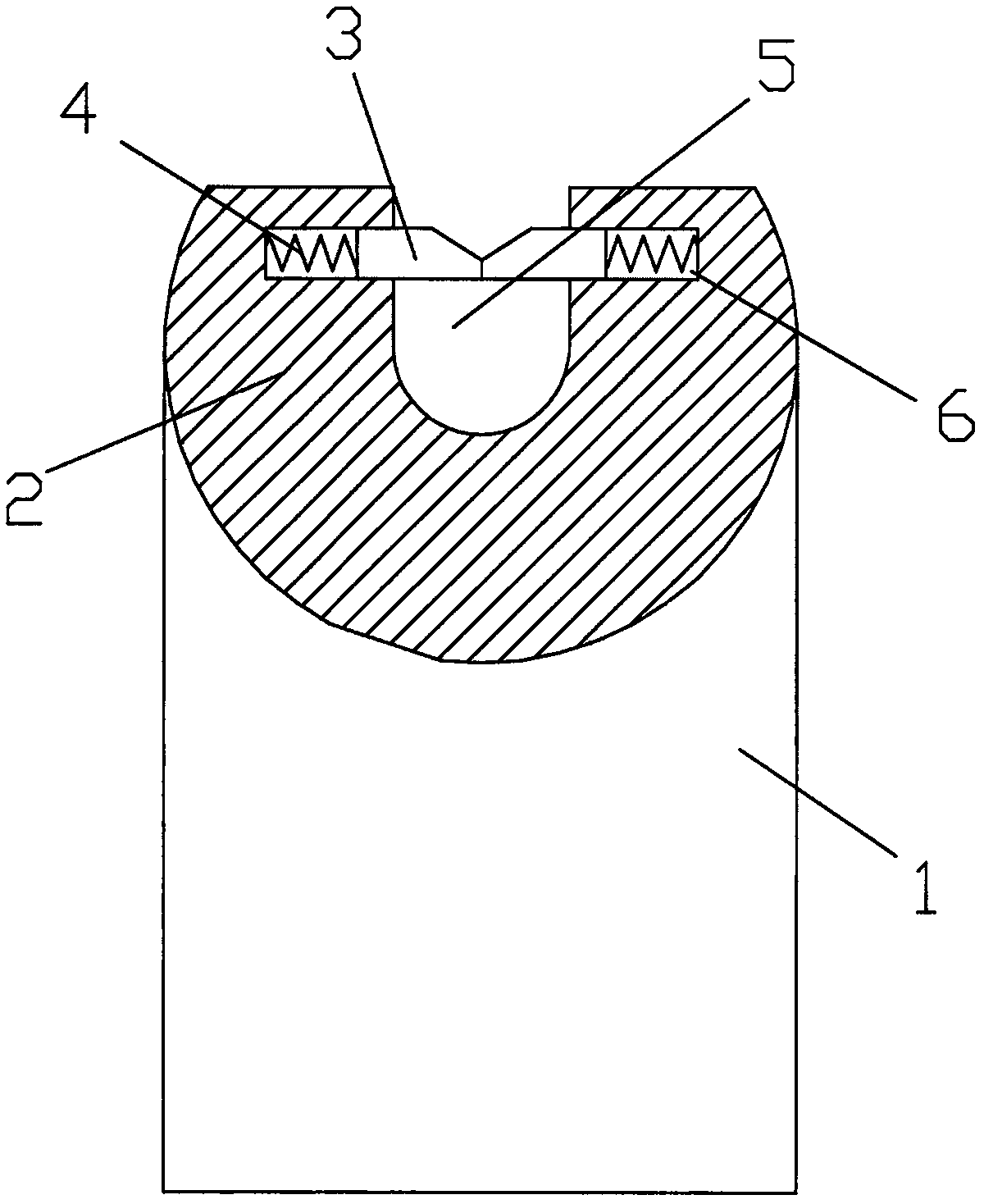 Cable suspending device