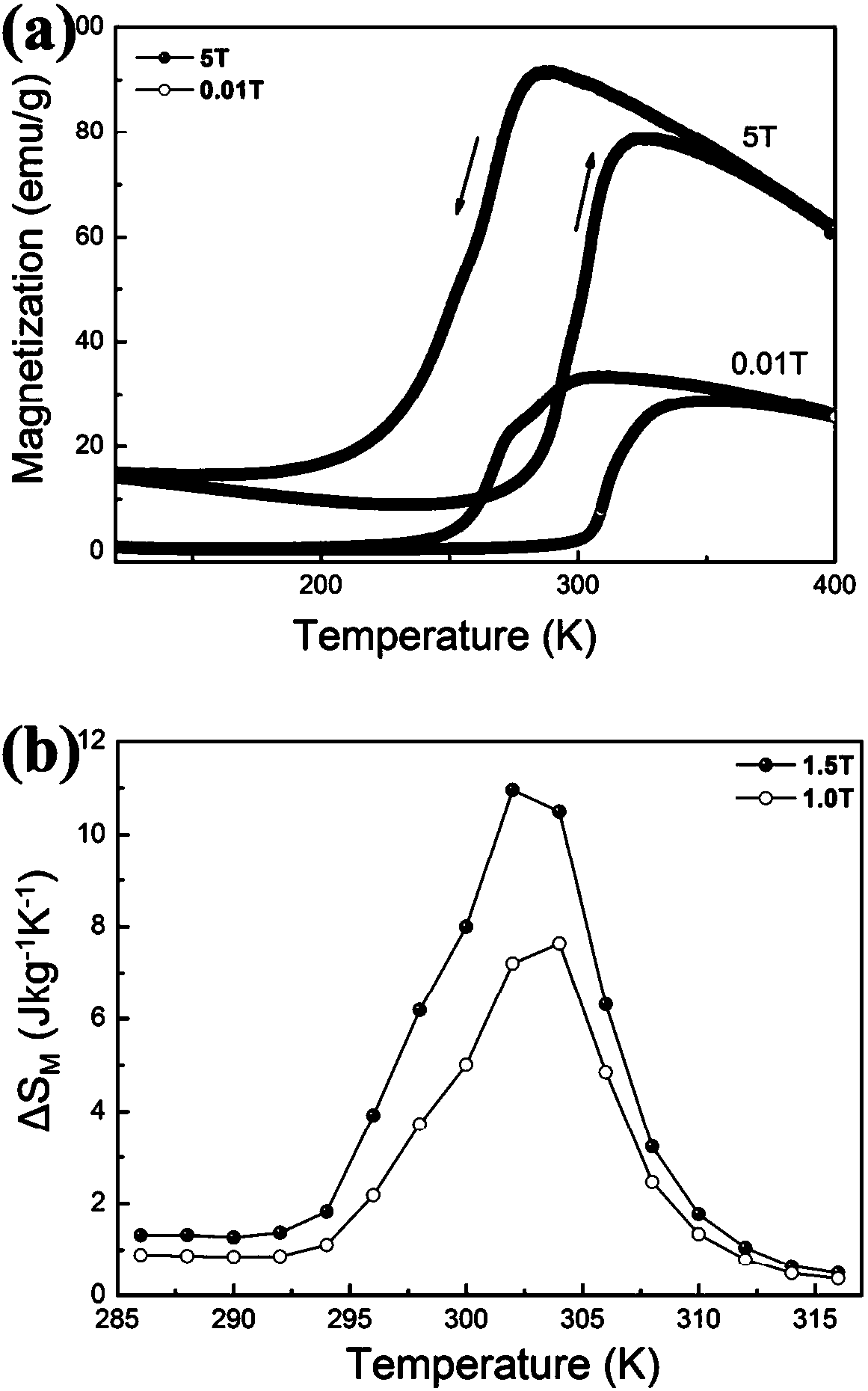 A kind of Mn-ni-sn-co alloy thin strip and its preparation method