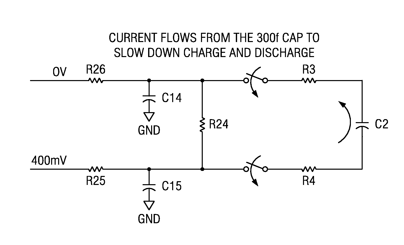 Scheme for controlling rise-fall times in signal transitions