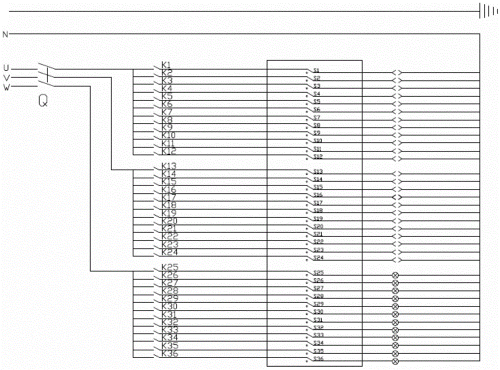 Strong electricity control system for exhibition hall