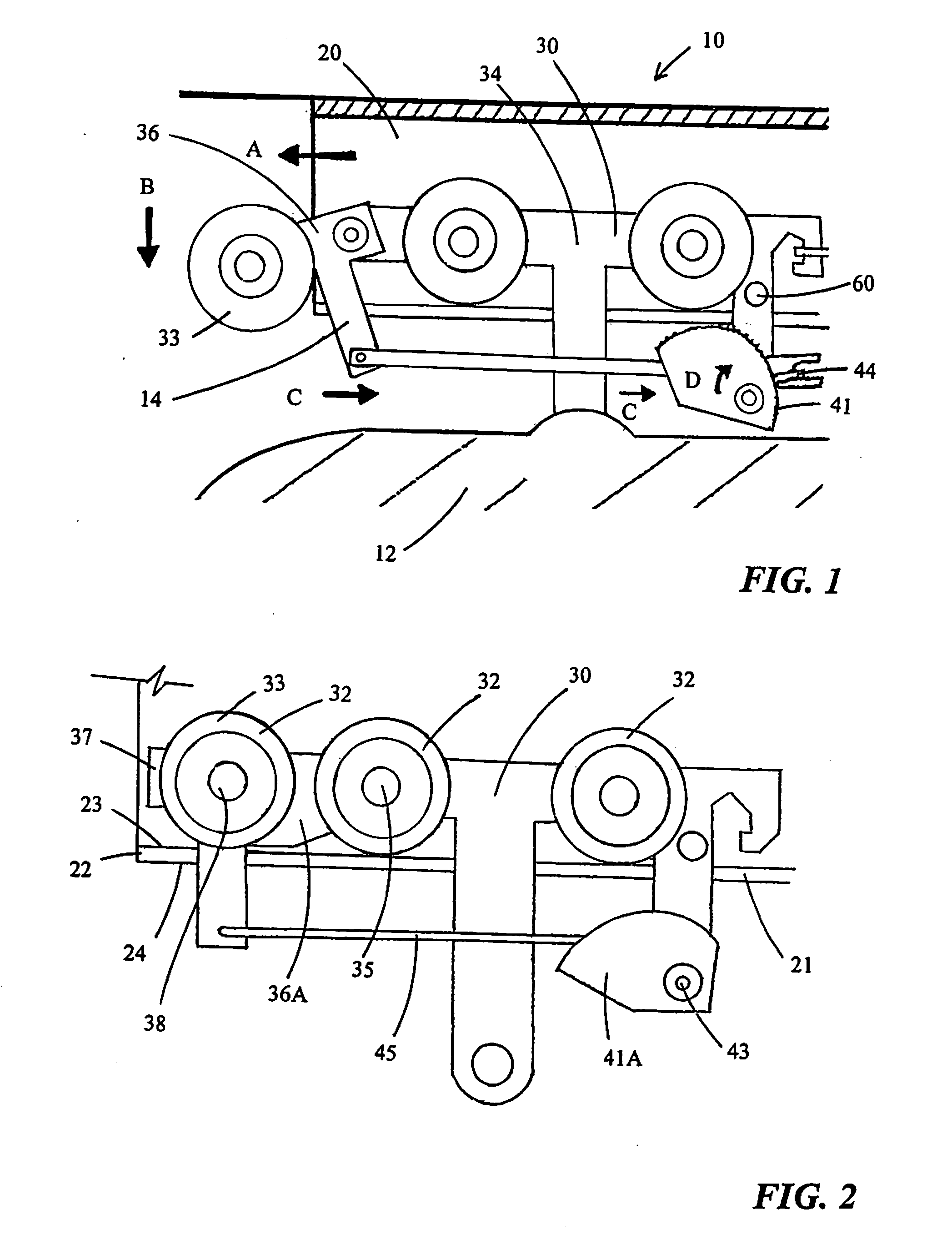 Locking Safety Mechanism for Suspended Transport Apparatus