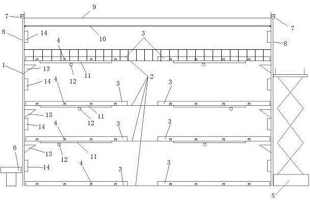 A three-dimensional multi-layer planting device