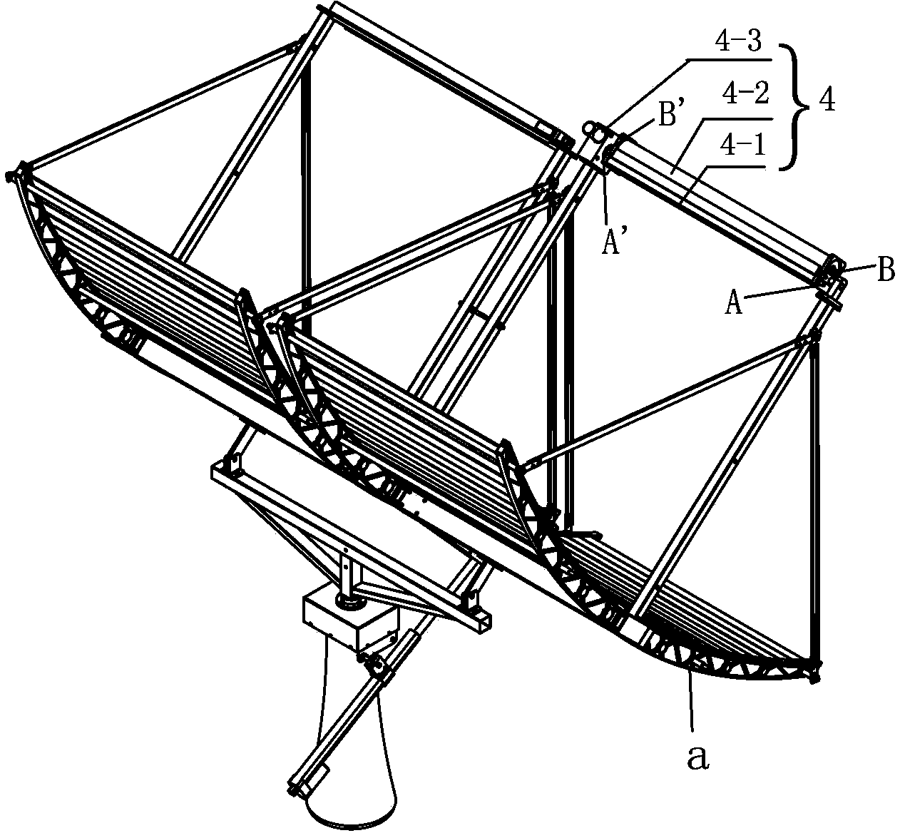 Solar power generation and heat collection system