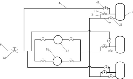 A CSTR fermentation tank discharge system and process for mixing multiple raw materials