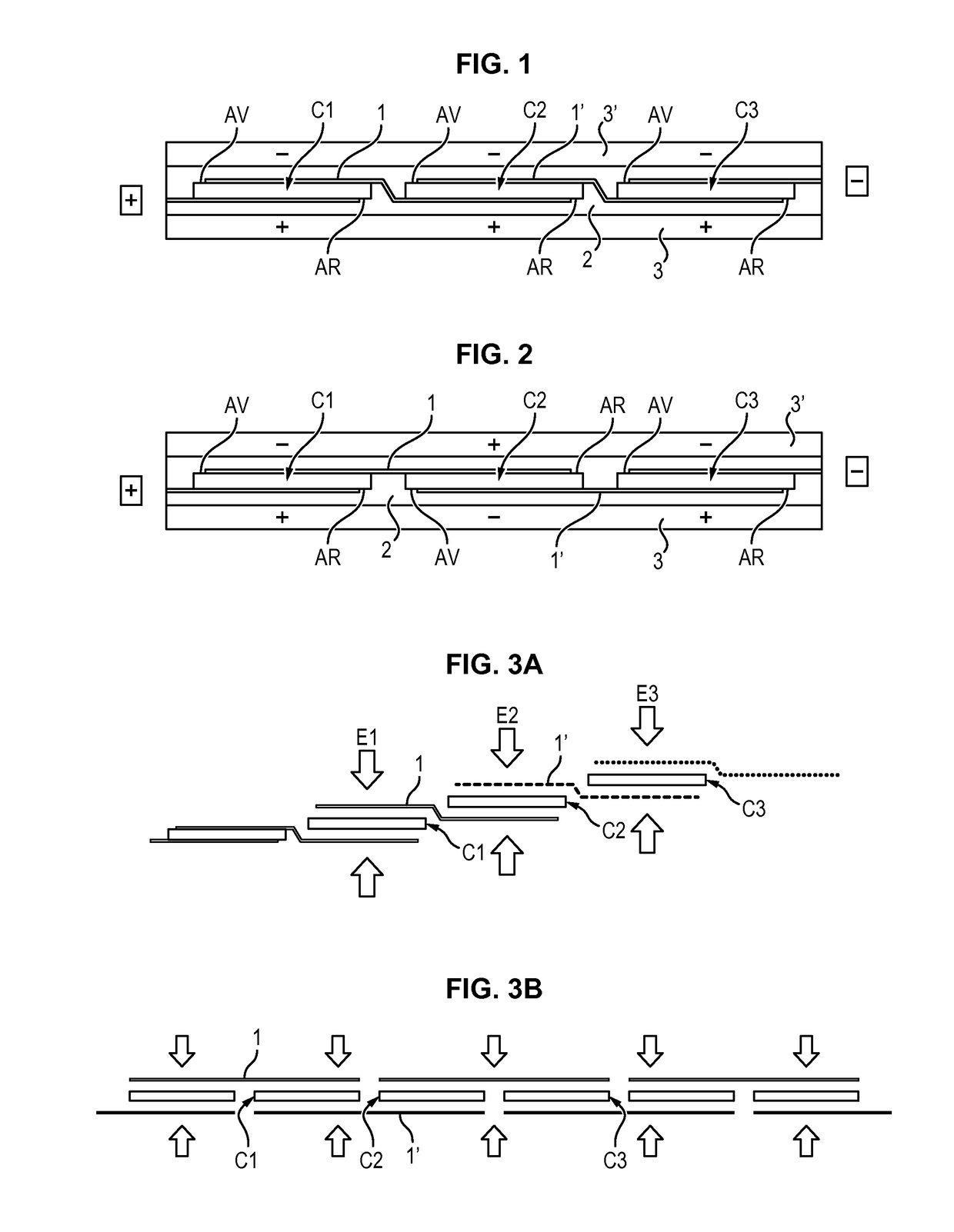 Photovoltaic module comprising a plurality of bifacial cells and method for producing such a module