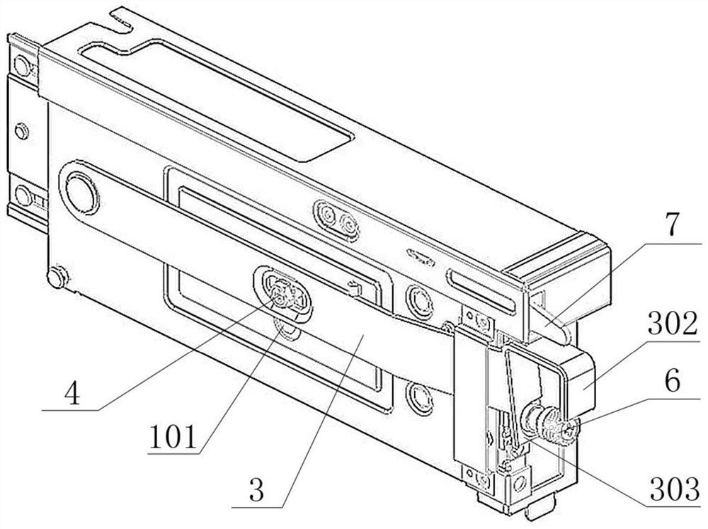 A server chassis and its tool-free hot-swap pcie composite card module