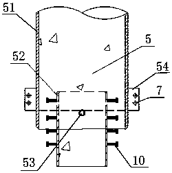 Connecting structure of fabricated concrete-filled steel tubular column body