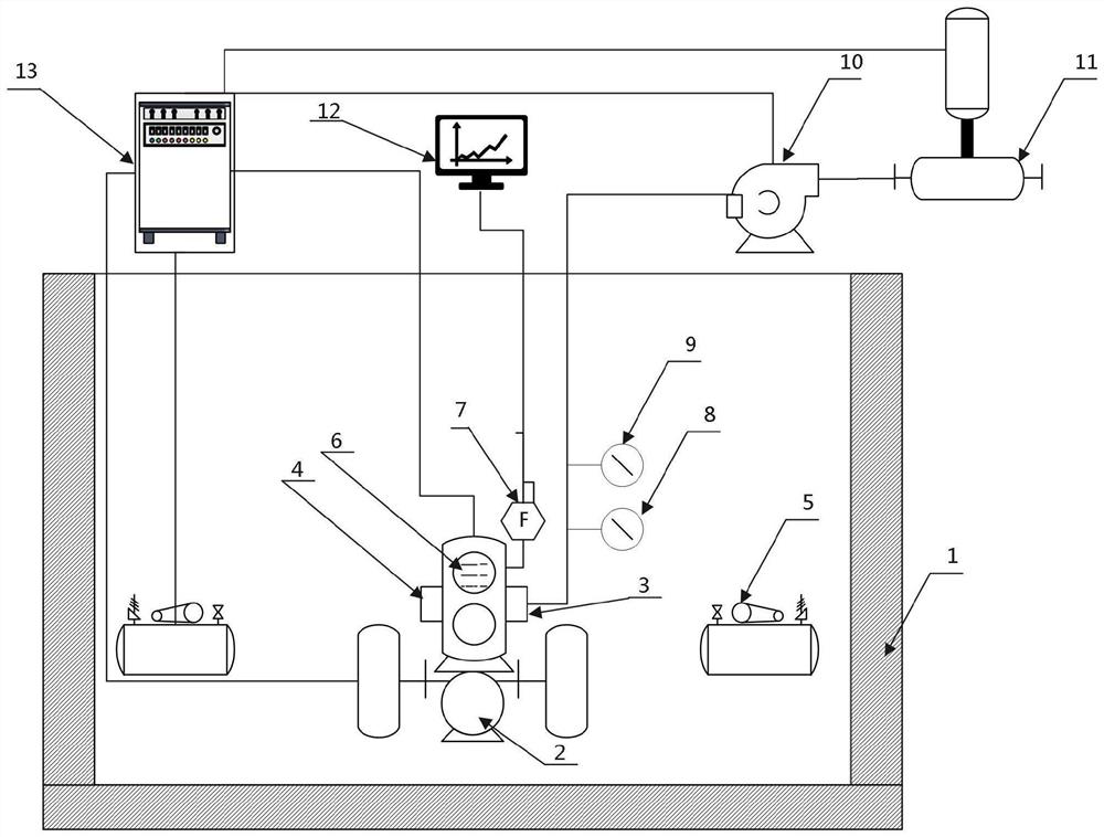 Simulation operation experiment system suitable for natural gas hydrate wellhead gas production tree