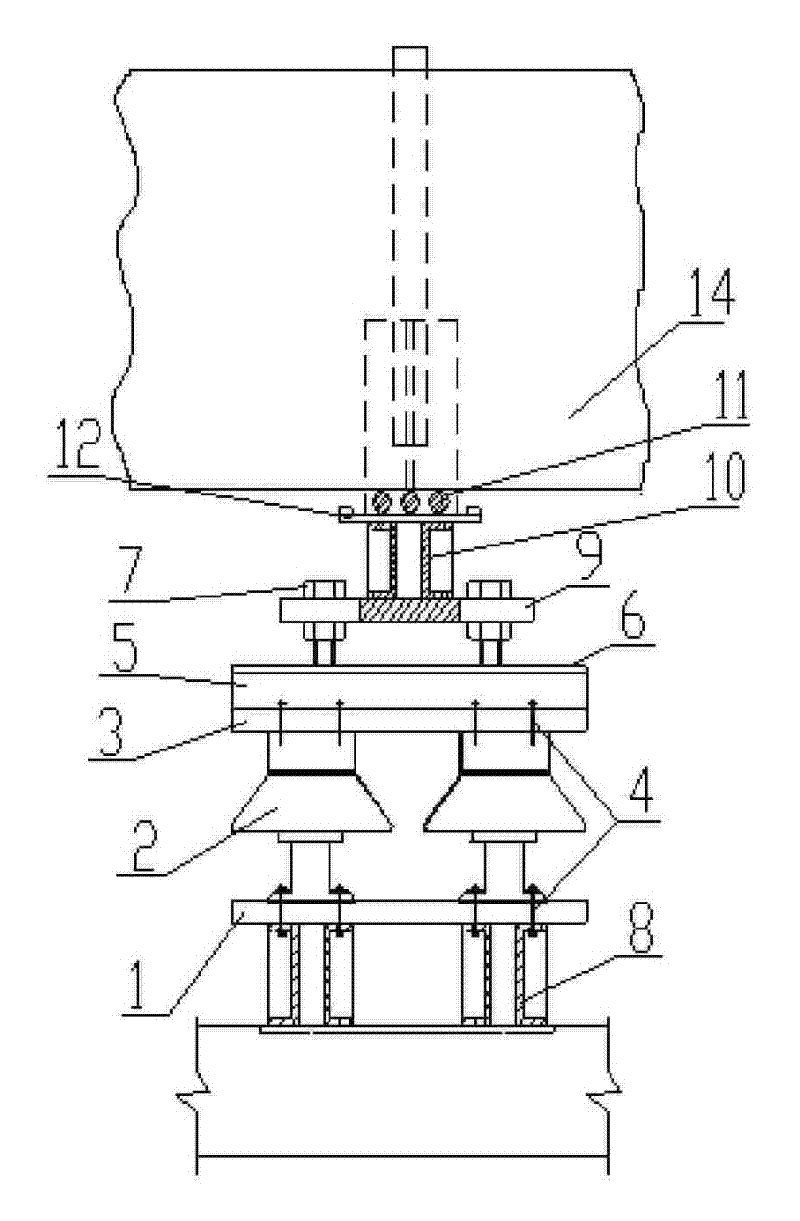 DC convergent current bus bar insulator bracket