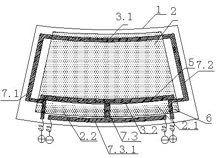 Automobile laminated glass capable of being uniformly and electrically heated