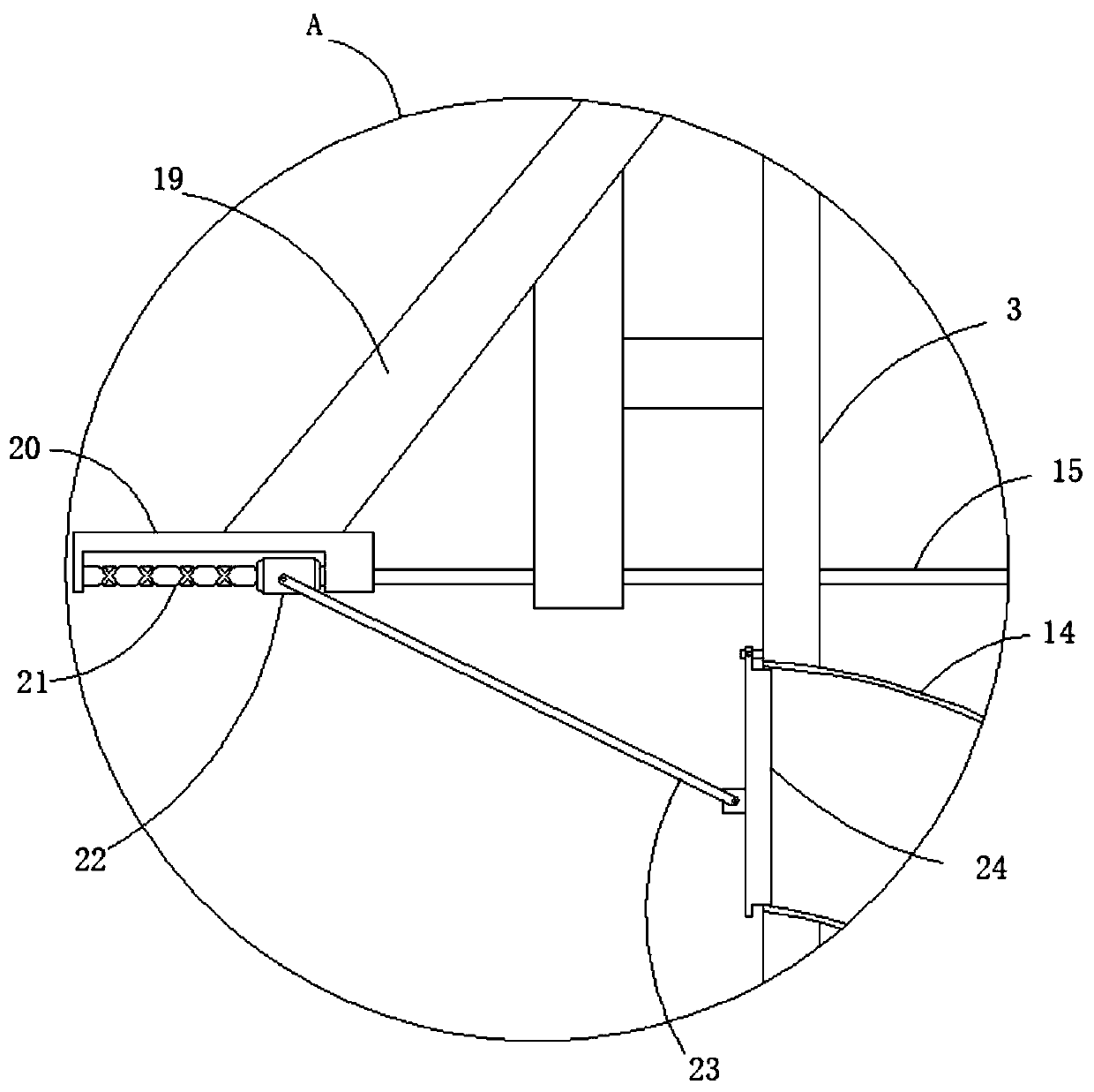 Stirring device with grinding function