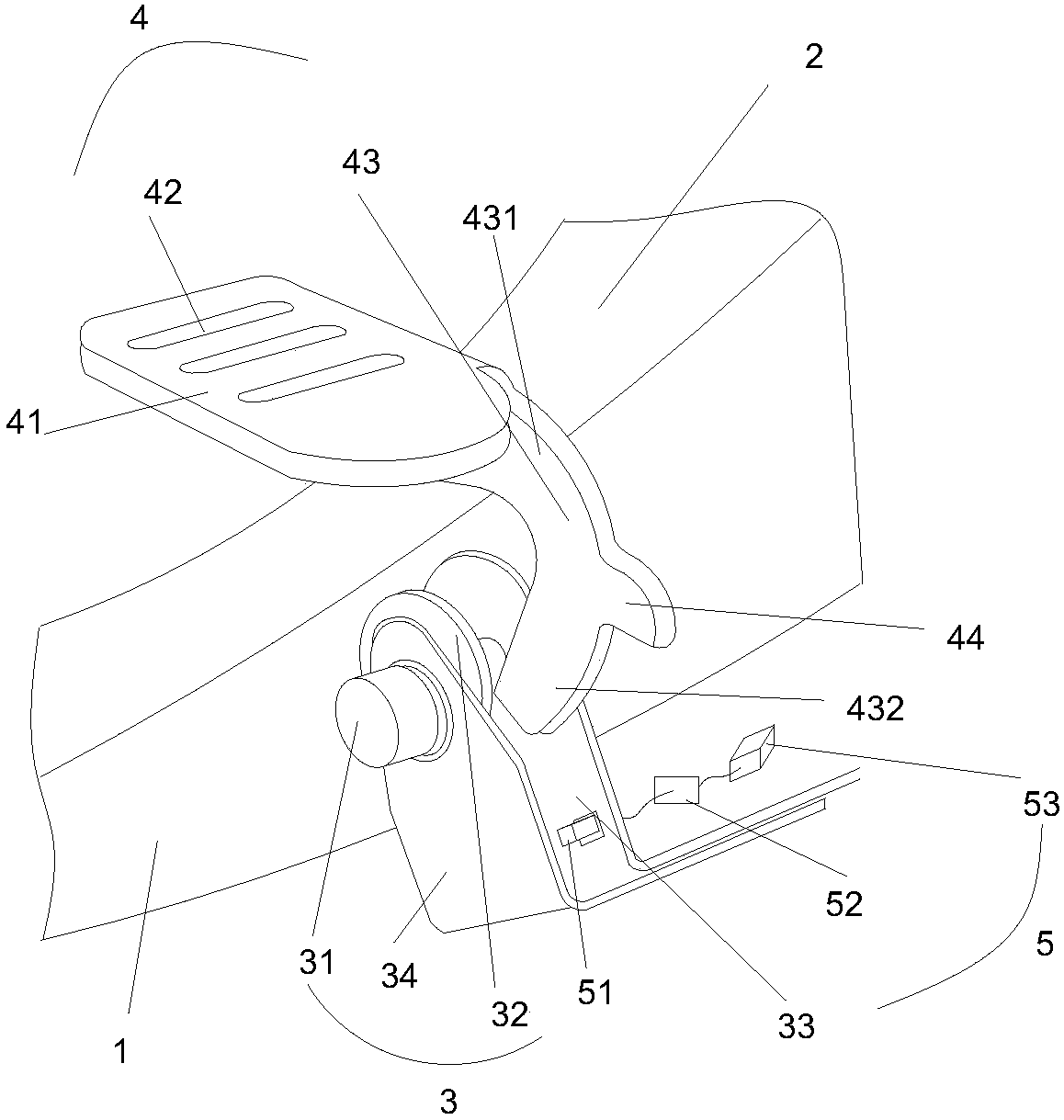 Locking Mechanism of Cabin Door and Its Alarm System