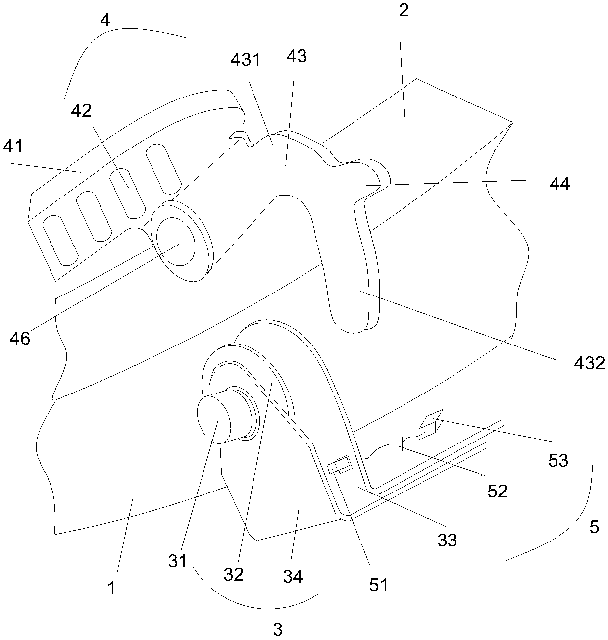 Locking Mechanism of Cabin Door and Its Alarm System