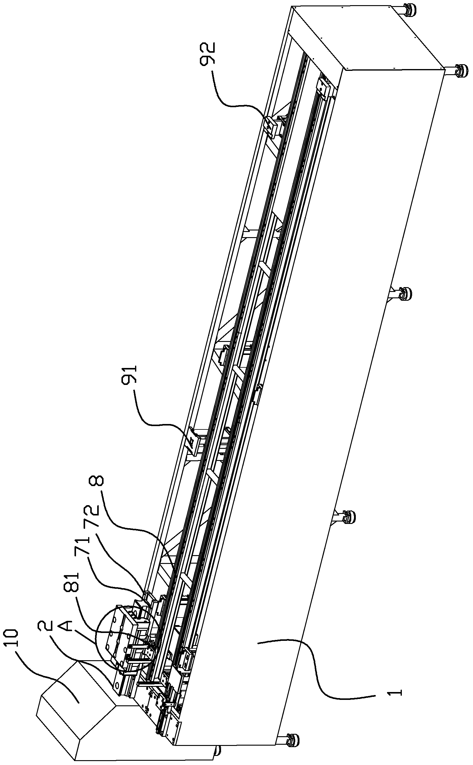 Linear guide rail precision automatic measuring device and measuring method thereof