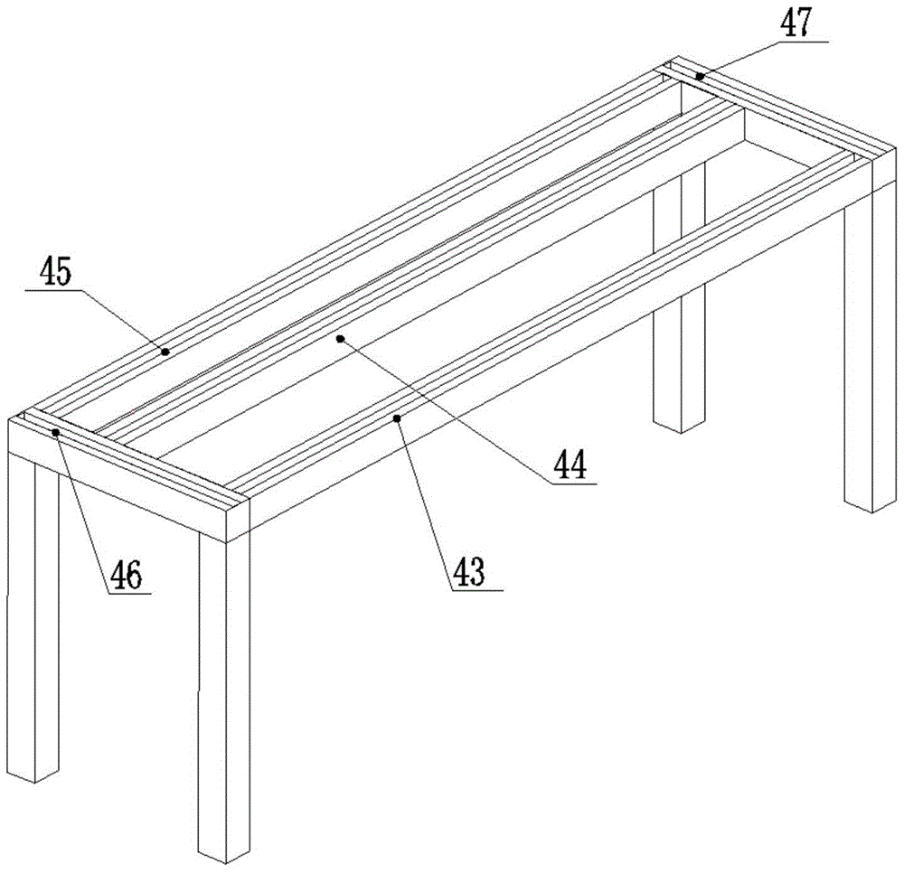 Reciprocating liquid shock absorber simulation test device