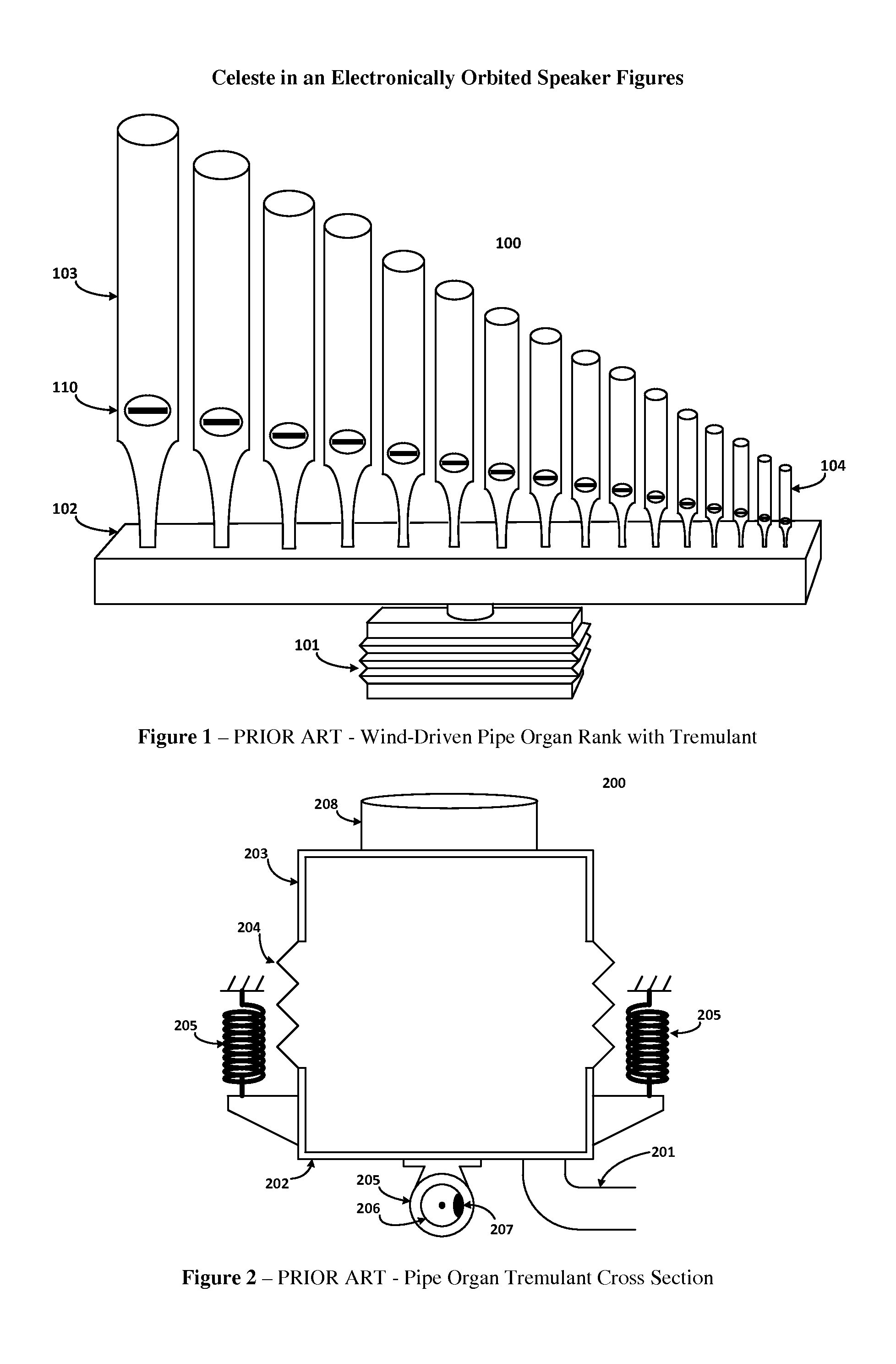 Apparatus and method for a celeste in an electronically-orbited speaker
