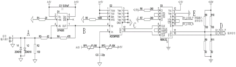 A high-speed tiny pulse signal acquisition circuit