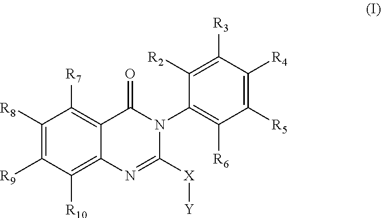 Quinazolinone analogs and use of quinazolinone analogs for treating or preventing certain viral infections