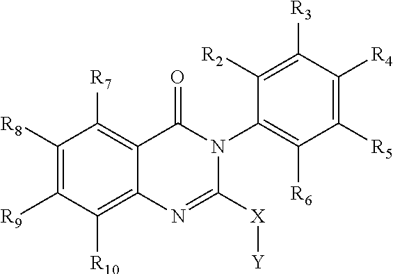 Quinazolinone analogs and use of quinazolinone analogs for treating or preventing certain viral infections