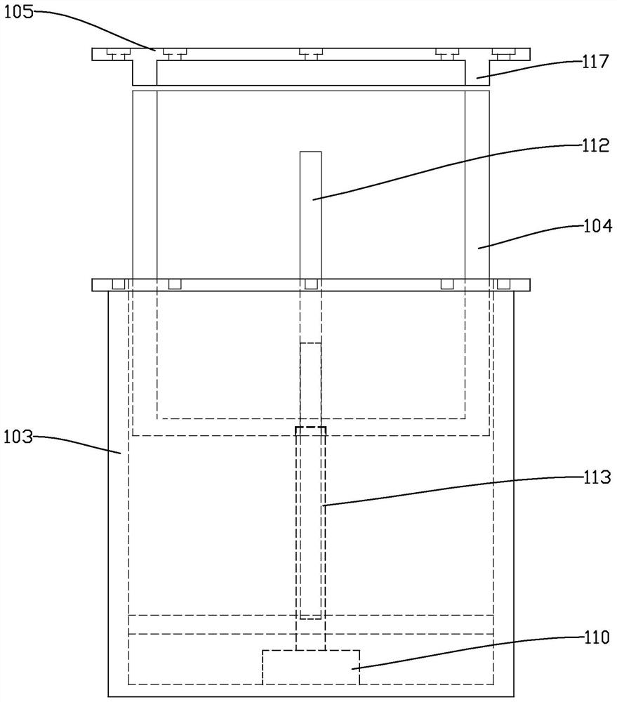 Movable concrete mixer