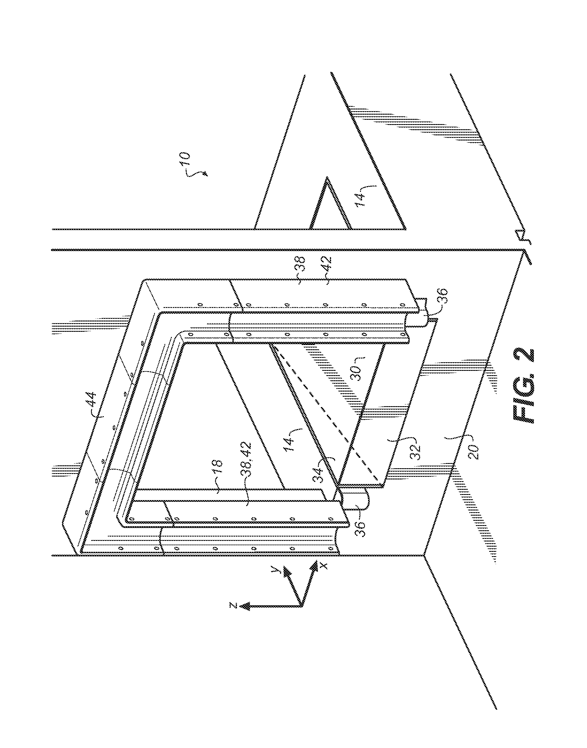 Apparatus and method for sealing a dock leveler assembly