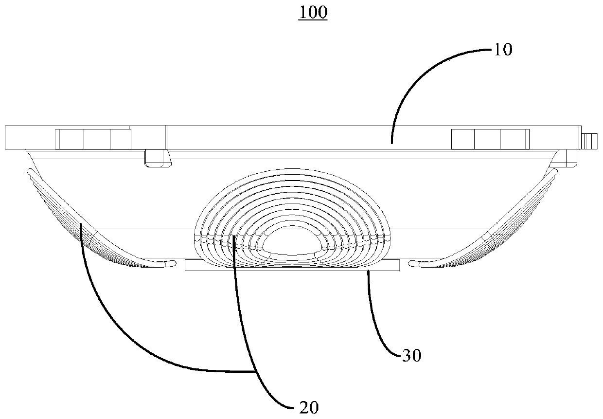 Electromagnetic heating assembly and electromagnetic heating cooking utensil