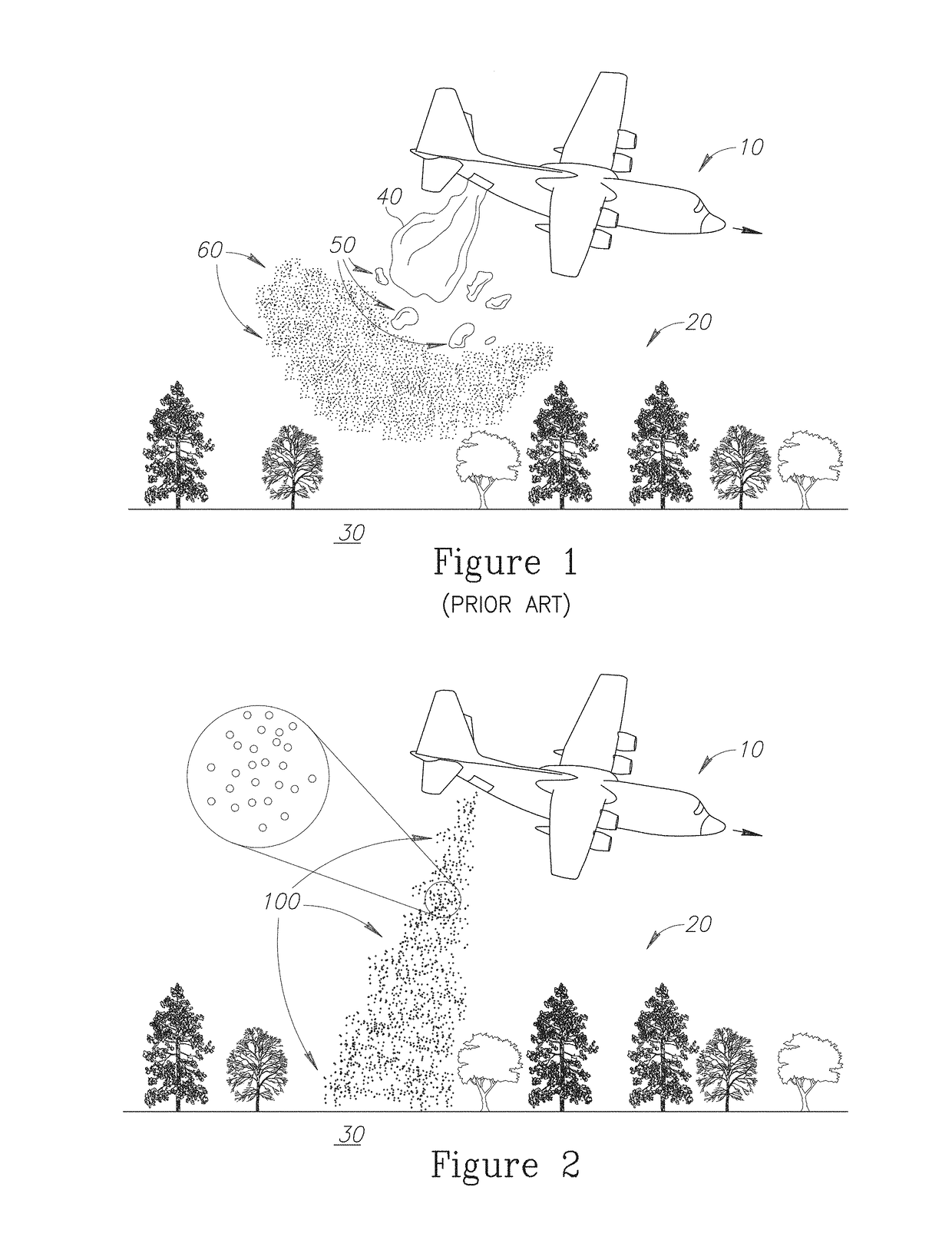 Method and system for delivering biodegradable shelled portions