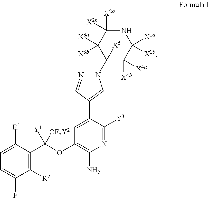 Fluoro-derivatives of pyrazole-substituted amino-heteroaryl compounds